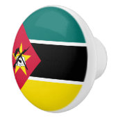 Bouton De Porte En Céramique Drapeau du Mozambique (Droite)