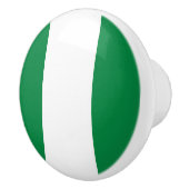 Bouton De Porte En Céramique Drapeau du Nigeria (Droite)