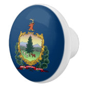 Bouton De Porte En Céramique Drapeau du Vermont (Droite)