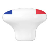 Bouton De Porte En Céramique Drapeau français (France) (Côté)