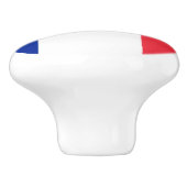 Bouton De Porte En Céramique Drapeau France Ceramic Pull (Côté)