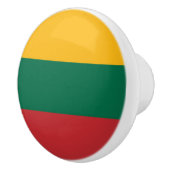 Bouton De Porte En Céramique Drapeau Lituanie (Droite)