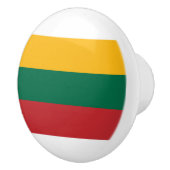 Bouton De Porte En Céramique Drapeau lituanien (Droite)