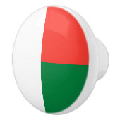 Bouton De Porte En Céramique Drapeau Madagascar (Droite)