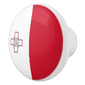 Bouton De Porte En Céramique Drapeau Malte (Droite)