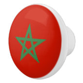 Bouton De Porte En Céramique drapeau marocain (Droite)