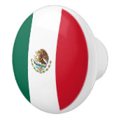 Bouton De Porte En Céramique Drapeau mexicain (Droite)