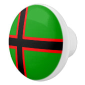 Bouton De Porte En Céramique Drapeau national de Karelia (Droite)