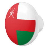 Bouton De Porte En Céramique Drapeau Oman (Droite)