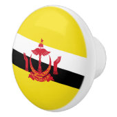 Bouton De Porte En Céramique Drapeau patriotique Brunei Ceramic Knob (Droite)