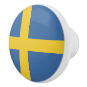 Bouton De Porte En Céramique Drapeau suédois (Droite)