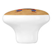 Bouton De Porte En Céramique Drumming Shaman (Côté)