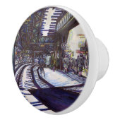 Bouton De Porte En Céramique Dusting the Piano (Droite)