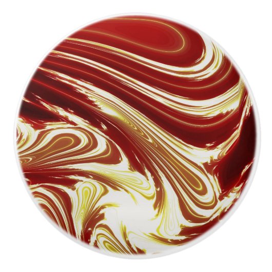 BOUTON DE PORTE EN CÉRAMIQUE EAU (Devant)