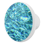 Bouton De Porte En Céramique Eau Chatoyante Tombée (Droite)