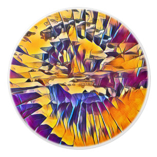 BOUTON DE PORTE EN CÉRAMIQUE EAU DE LA RIVIÈRE