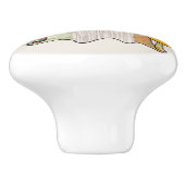 Bouton De Porte En Céramique Écureuil (Côté)