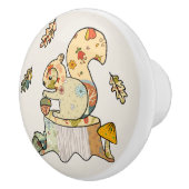 Bouton De Porte En Céramique Écureuil (Droite)