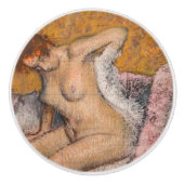 Bouton De Porte En Céramique Edgar Degas - Après le bain (Devant)