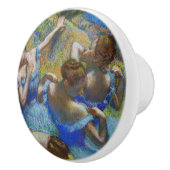 Bouton De Porte En Céramique Edgar Degas - Danseurs Bleus (Droite)