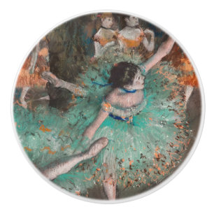 Bouton De Porte En Céramique Edgar Degas - Swaying Dancer / Danseuse en vert