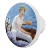 Bouton De Porte En Céramique Edouard Manet - Bateau (Droite)