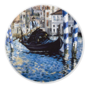 Bouton De Porte En Céramique Edouard Manet - Grand Canal, Venise