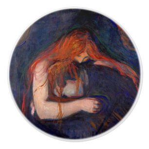 Bouton De Porte En Céramique Edvard Munch - Vampire / Amour et douleur
