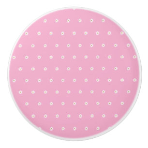 Bouton De Porte En Céramique Élégant bouton en céramique fleurie pour armoires