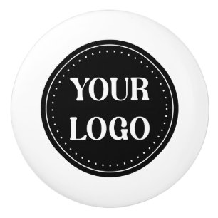 Bouton De Porte En Céramique élégant, contemporain, poli et personnalisable