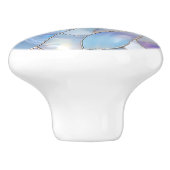 Bouton De Porte En Céramique Elégant côtier en céramique Knob (Côté)