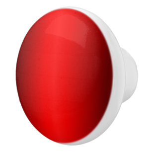 Bouton De Porte En Céramique Élégant dégradé rouge