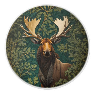 Bouton De Porte En Céramique Élégant Élan Inspiré de William Morris