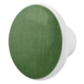 Bouton De Porte En Céramique Élégant matériau de texture vert olive rustique (Droite)