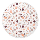 Bouton De Porte En Céramique Éléments de cuisine (Devant)