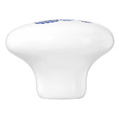 Bouton De Porte En Céramique Eléphant À Fleur (Côté)