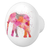 Bouton De Porte En Céramique Éléphant Artsy (Droite)