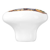 Bouton De Porte En Céramique Éléphant de bébé mignon  (Côté)