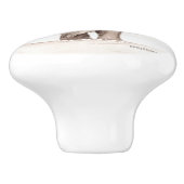 Bouton De Porte En Céramique elephant drawer pull (Côté)