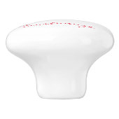 Bouton De Porte En Céramique Elfe sur la planche de surf Thunder_Cove (Côté)