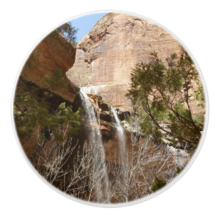 Bouton De Porte En Céramique Emerald Pool Falls I du parc national de Zion