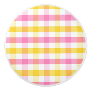 Bouton De Porte En Céramique En vichy du printemps