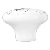 Bouton De Porte En Céramique "Enchevêché" (Côté)