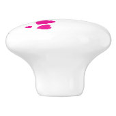 Bouton De Porte En Céramique Enfants rose coccinelle coccinelle coccinelle inse (Côté)