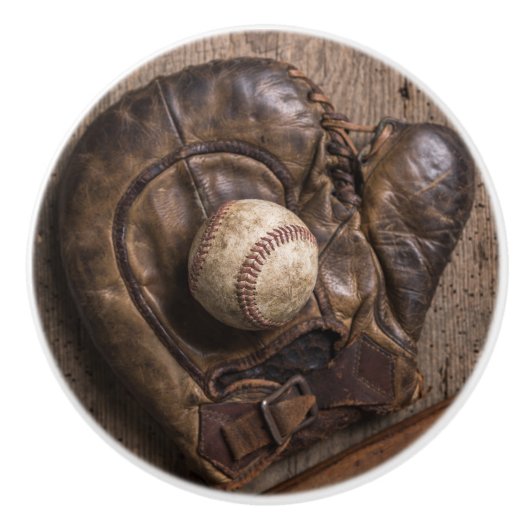 Bouton De Porte En Céramique Équipement de base-ball (Devant)