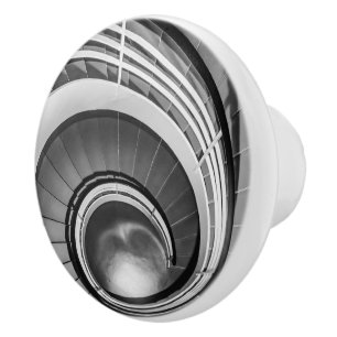 Bouton De Porte En Céramique Escalier circulaire BW