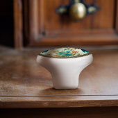 Bouton De Porte En Céramique Ethereal Hummingbird Dance Ceramic Knoth Pull