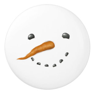 BOUTON DE PORTE EN CÉRAMIQUE FACE À LA NEIGE