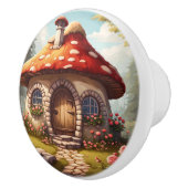 Bouton De Porte En Céramique Fairy Toadstool House (Droite)