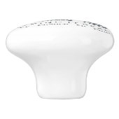 BOUTON DE PORTE EN CÉRAMIQUE FERME DE NOËL CAMION ROUGE (Côté)